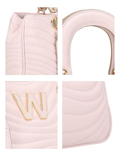Bolso Satchel Para Mujer Westies Rosa Hblippia2we