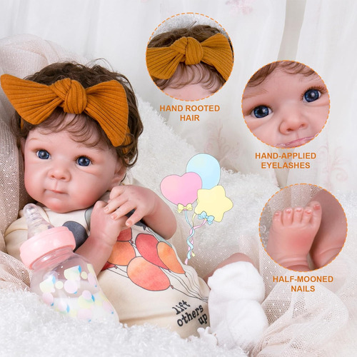 Muñeca Realista Bebe Reborn 50cm Regalos Navidad Juguete