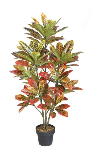 Planta Permanente Artificial Croton 120cm - 312