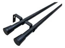 Comprar Kit Barral Doble Cortina Andino Negro 21mm X2mts - 2 Tramos