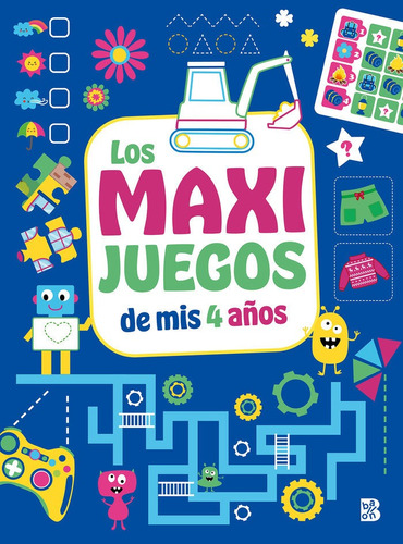 Libro Los Maxi Juegos De Mis 4 Aã¿os - Ballon