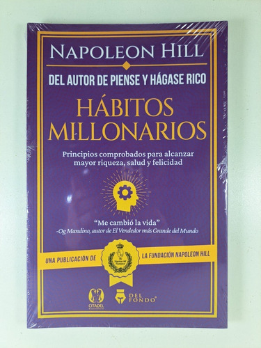 Hábitos Millonarios, De Napoleon Hill. Editorial Del Fondo, Tapa Blanda En Español, 2023