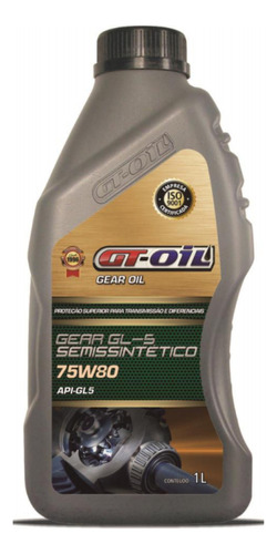 Oleo Cambio 75w80 1l Gear Semi Sintético