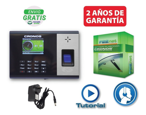 Imagen 4 de 10 de Reloj Cronos Hh59s Huella Control Horario Asistencia Accesos