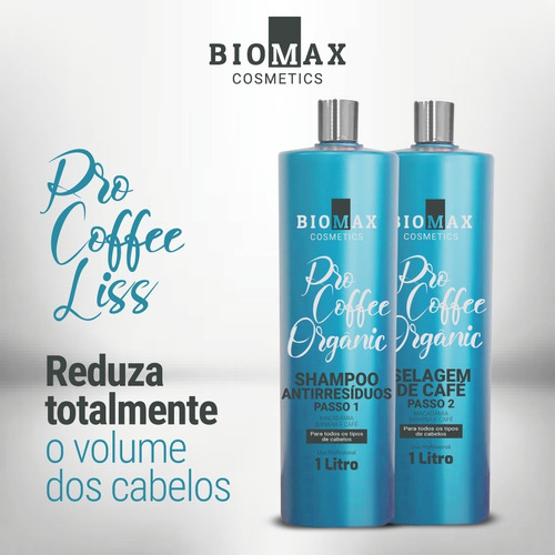 3 Kit Biomax Pro Coffee Liss