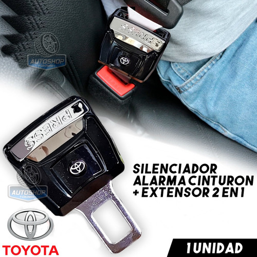 Silenciador Extensor Alarma Cinturon Seguridad Toyota