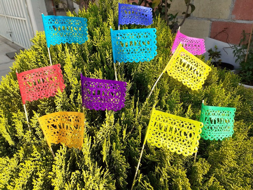 Decoración Papel Picado Personalizado 50 Tiras