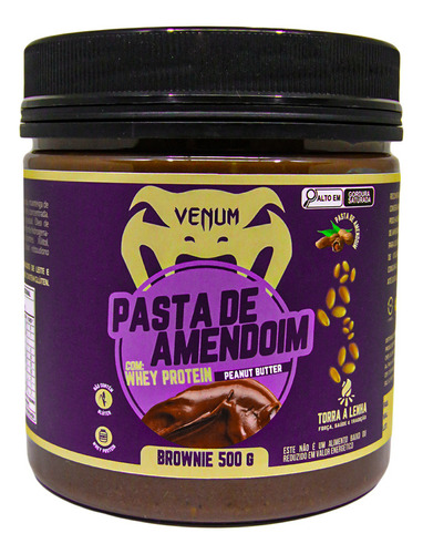Pasta De Amendoim Venum - Brownie