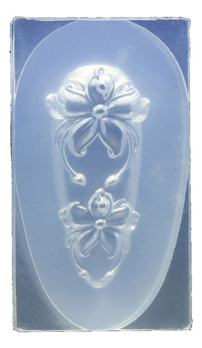 Molde De Silicona Para Decoración De Uñas Con Forma De Flor,