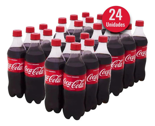 Refrigerante Coca Cola 600ml (24 Unidades)