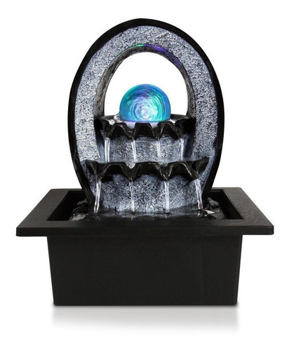 Serenelife Electric Fuente De Agua Decoración W/iluminaci