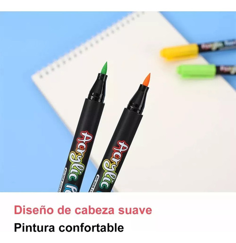 Nova 12 Canetas Com Ponta Pincel, Tipo Pincel, Pintura