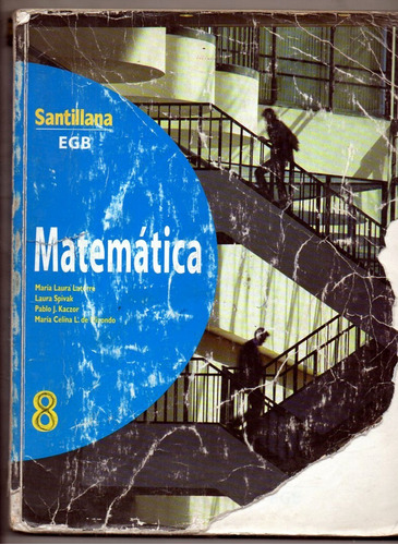 Matematica 8 - Santillana Egb (ver Detalle De Tapa)