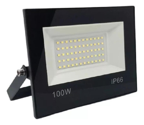 Refletor Holofote Led 100w A Prova D'agua Bivolt Branco Frio