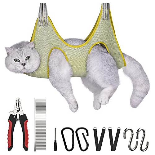 Pet Grooming Hammock For Dogs & Cat, Dog Grooming Harne...