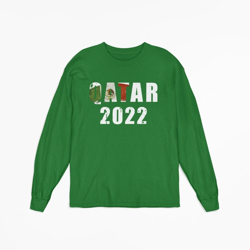 Imagen 2 de 4 de Playera Mundial - Verde - Fútbol - México - Qatar 2022