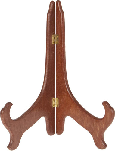 Soporte De Placa De Madera Mediana Con Bisagras, 11 Pulgadas