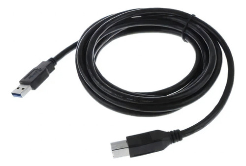 Cabo De Impressora De 1,5 Metros Com Usb 2.0 Cor Preta