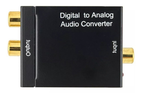 Conversor Audio Optico Digital O Coaxial A Rca Analogico