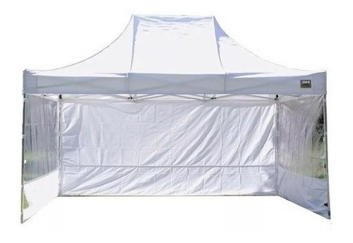 Carpa Plegable 3h Hierro 3x6 Mts 3 Paredes Completo Gazebo