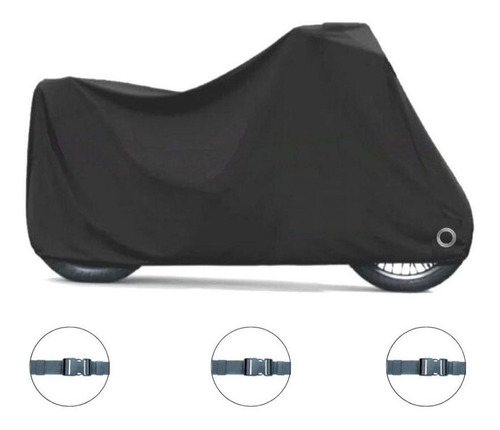 Imagen 3 de 7 de Funda Cubre Moto De Silver Impermeable