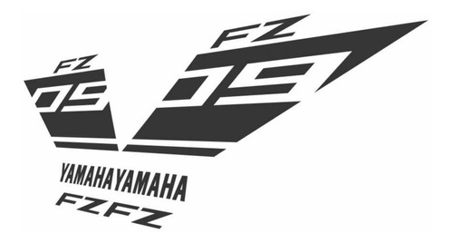 Sticker Calcomania Yamaha Fz09 Y Mt09 Tanque