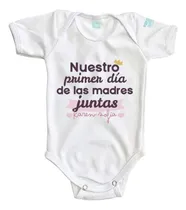 Comprar Pañalero Blanco Plash Primer Dia Madres Body Bebe Mama Niña