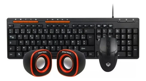 Combo Meetion 3 En 1 Gamer Teclado + Ratón + Parlantes 