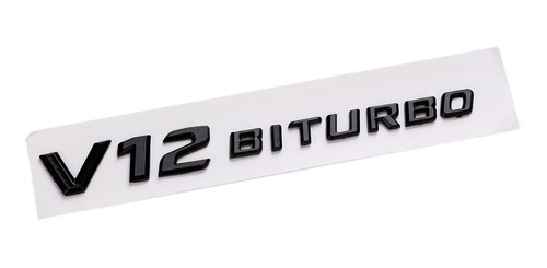 Par De Emblemas Logos V12 Biturbo Para Mercedes Benz