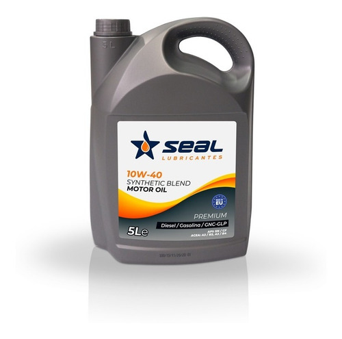 Aceite para motor Seal semi-sintético 10W-40 para autos, pickups & suv de 1 unidad