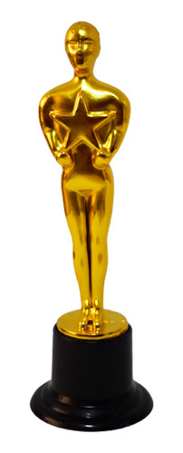  Premio Trofeo Oscar 15cm Personalizado Hollywood Graduacion