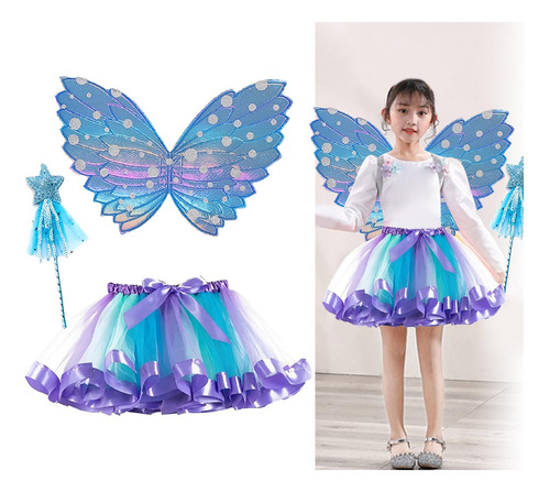 2 Conjunto De Disfraz De Hada Para Niñas, De Hadas Y