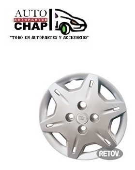 Par De Taza Rueda 13 Chevrolet Corsa 00/.. 6 Rayos X2