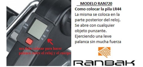 Imagen 6 de 9 de Pedalera Rehab. Minibici Ranbak 720 Kinesiologia Envio+cuota