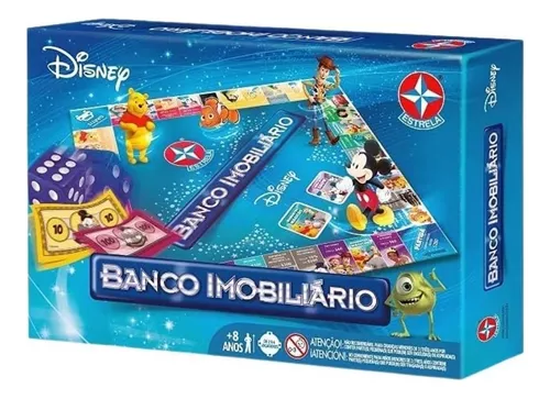 Jogo De Tabuleiro Banco Imobiliário Mundo Estrela Original