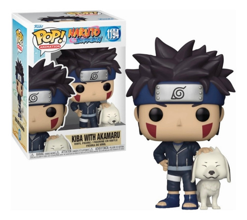 Funko Pop Naruto Shippuden Kiba With Akamaru #1194