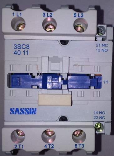 Contactor Industrial 60 Amp Bobina 220 Con Contactos Auxilia