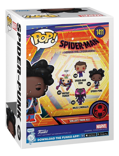 Funko Pop! Spiderman Atsv - Spider Punk #1411 Hobie Brown