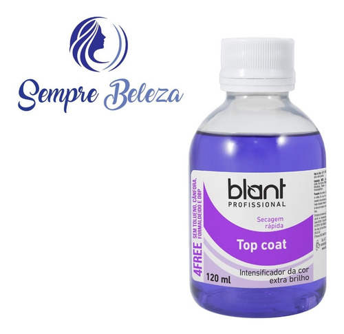 Intensificador De Cores Top Coat 4free Profissional 120ml