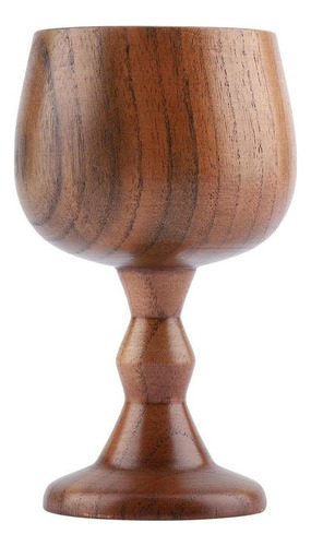 Copa De Madera Estilo Cáliz Para Hogar 150ml