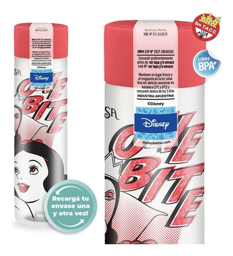 Imagen 4 de 7 de 2 Botellas Infantil Agua Disney Original Princesas Frozen
