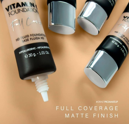 Imagen 5 de 6 de Vitamina C Concealer Corrector Hd Alta Cobertura Idraet
