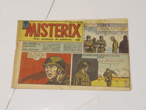 Revista Misterix N° 508 De 1958. Editorial Abril