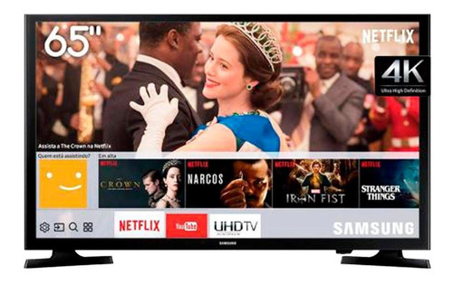Smart Tv Samsung Led 65 Polegadas 4k Hd Preta Lh65benelga/zd