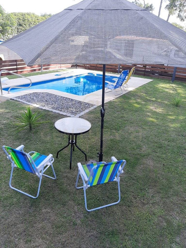 Excelente Propiedad 3 Dormitorios -2 Baños En Parque Del Plata. Piscina-barbacoa