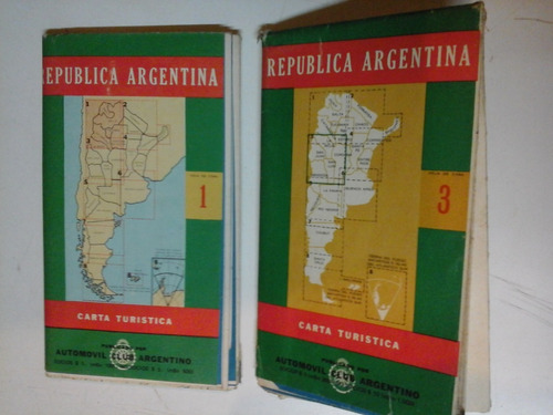 * Republica Argentina - Carta Turistica - Aca - L137