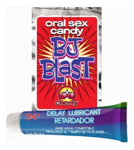 Lubricante Sxo Retardante Delay Manzana & Bj Blast Sexo Oral