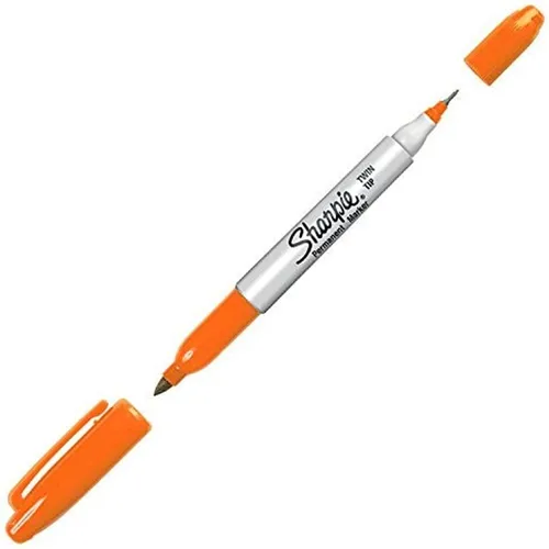 Marcadores Sharpie Doble Punta Twin Tip Naranja X 6u 1812778