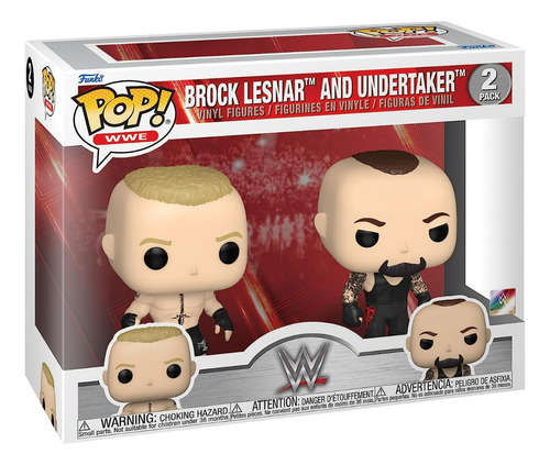 Funko Pop! Wwe: Brock Lesnar And Undertaker 2-pack Premium  