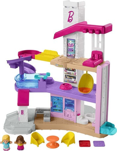 Playset Interactivo Para Niños De Barbie Little Dreamhouse